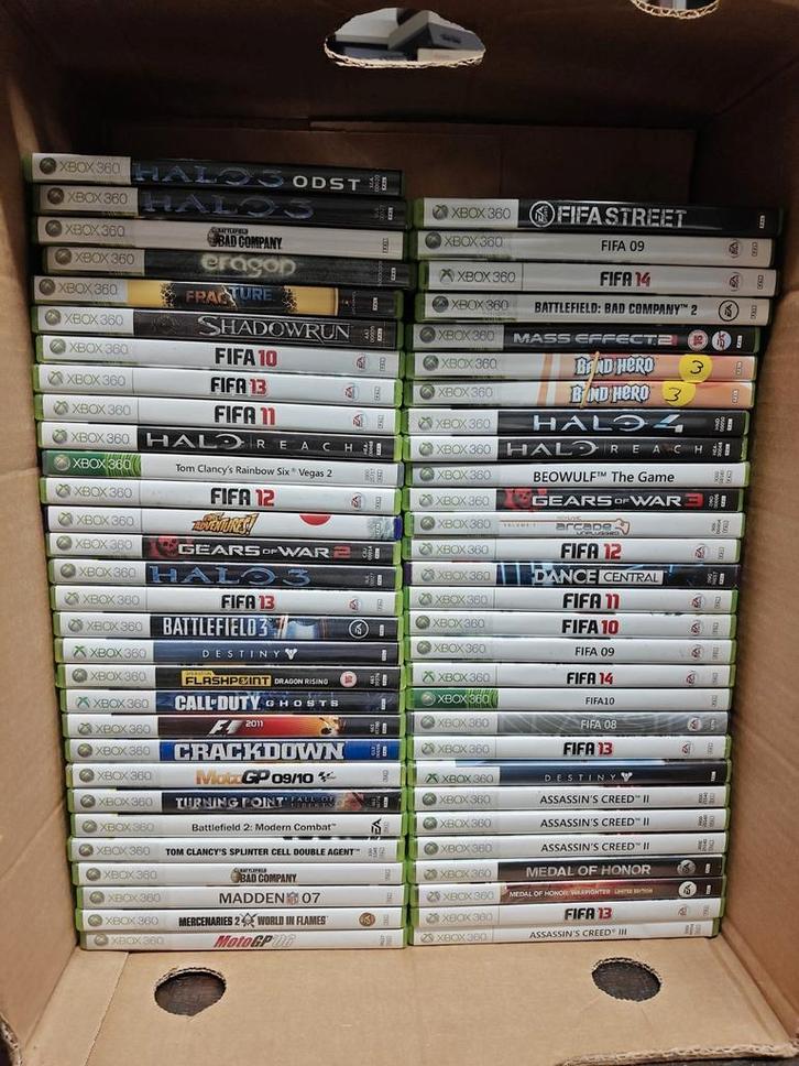 Partij 59 Xbox 360 Games, Spelcomputers en Games, Games | Xbox 360, Zo goed als nieuw, Racen en Vliegen, 1 speler, Vanaf 3 jaar