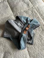 STOLT sjaal shawl poncho blauw grijs driehoeksjaal, Ophalen of Verzenden, Zo goed als nieuw, Maat 46/48 (XL) of groter, Sjaal