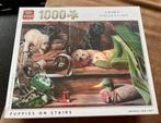 Puzzel Nieuw Labrador pups 1000 stukjes., Ophalen of Verzenden, 500 t/m 1500 stukjes, Nieuw