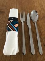 2 besteksets KLM . Stainless steel, Ophalen of Verzenden, Zo goed als nieuw, Overige typen