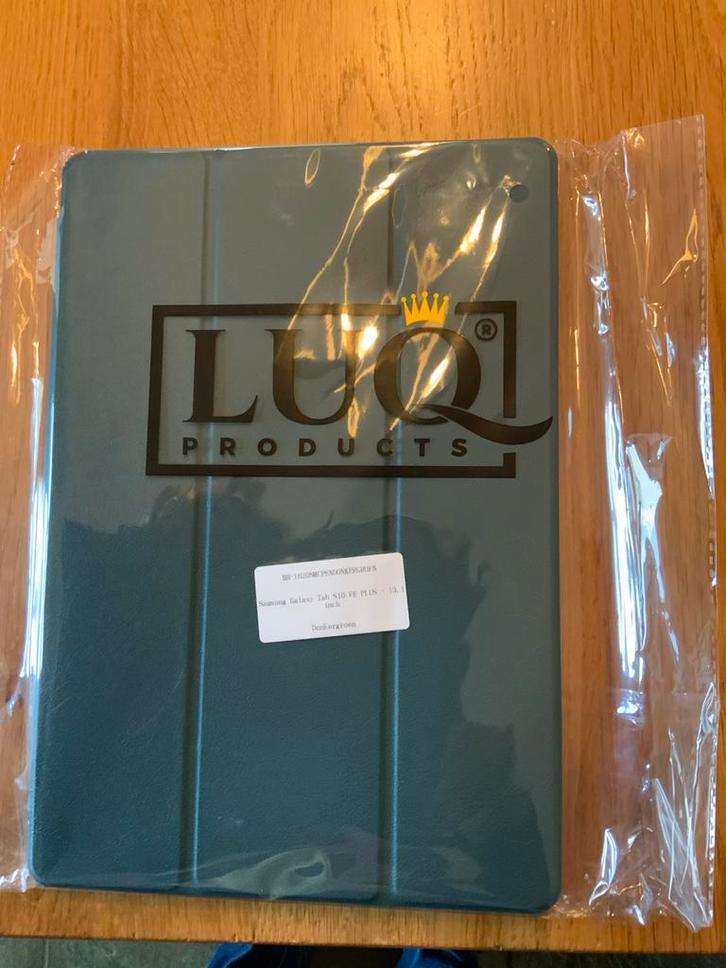 Samsung Galaxy Tab S10 FE Plus 13.1 inch Cover - Groen, Computers en Software, Tablet-hoezen, Nieuw, Bescherming voor- en achterkant