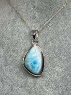 Zilveren hanger met echte natuurlijke larimar, Ophalen, Info@zilverenedelstenen.com, Nieuw, Zilver 925