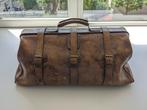 Vintage Ben Lhachmi - Groot formaat Gladstone dokterstas, 30 cm of meer, Gebruikt, Bruin, Minder dan 40 cm
