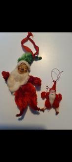 Vintage kerst tomte, oudjes  chenille en wol kabouters, Diversen, Ophalen of Verzenden