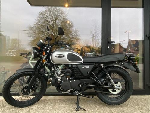 Hanway Caferacer RAW 50 | 4Takt | Shadow Line Zilver | ACTIE, Fietsen en Brommers, Brommers | Overige merken, Nieuw, Maximaal 45 km/u