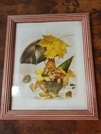 Rien Poortvliet Kabouter Schilderij met Lijst, Ophalen of Verzenden