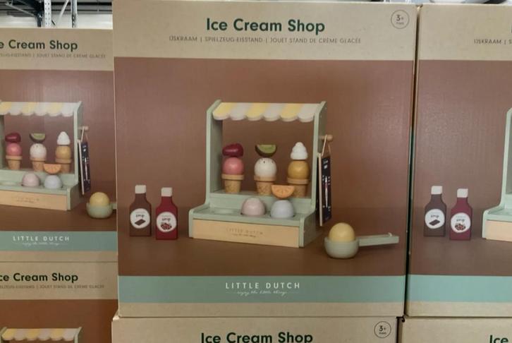 Little Dutch Speelgoed IJskraam – Houten IJssalon Nieuw, Kinderen en Baby's, Speelgoed | Houten speelgoed, Nieuw, Meubelstuk of Keukentje