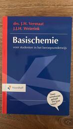 Basischemie voor studenten in het beroepsonderwijs, Ophalen, Scheikunde, Drs.J.H. Vermaat; J.J.H. Weierink, Zo goed als nieuw