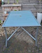 GRATIS - tuintafel, Tuin en Terras, Ophalen, Gebruikt, Rechthoekig, Aluminium
