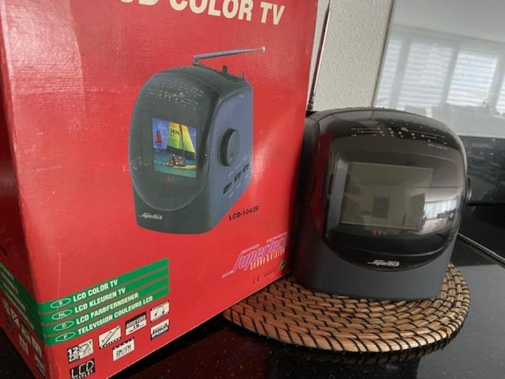 LCD-1042R SuperTech kleuren mini tv sound &vision in box, Audio, Tv en Foto, Vintage Televisies, Nieuw, Minder dan 40 cm, Overige merken