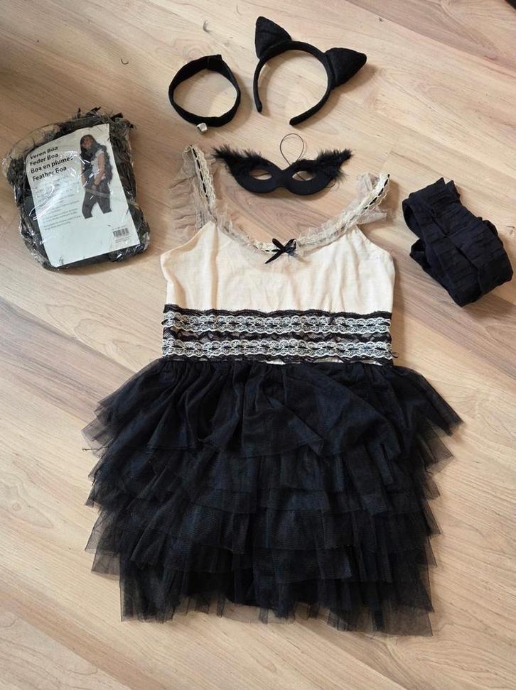 Kat Verkleedset met Diverse Accessoires, Kleding | Dames, Carnavalskleding en Feestkleding, Ophalen of Verzenden