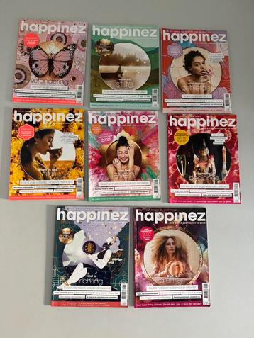 Happinez tijdschriften 2021 8x beschikbaar voor biedingen