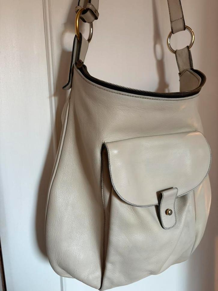 DELVAUX schouder- en cross over tas off white, Sieraden, Tassen en Uiterlijk, Tassen | Schoudertassen, Wit, Ophalen of Verzenden