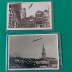 2 ansichtkaarten zeppelin, Ophalen