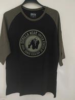 sport shirt heren gorilla wear 2XL zwart met groen, Nieuw, Algemeen, Ophalen of Verzenden, Zwart