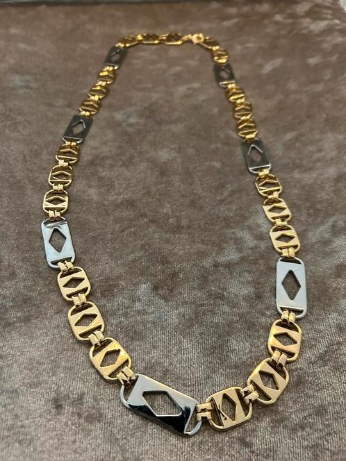 Koningschakel rolexschakel, Sieraden, Tassen en Uiterlijk, Kettingen, Zo goed als nieuw, Goud, Ophalen of Verzenden