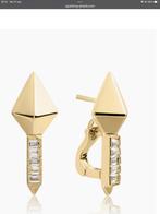 Sparkling jewels oorstekers goud nieuw, Ophalen of Verzenden, Nieuw, Goud, Overige materialen