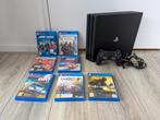 Playstation 4 Pro PS4 Pro 1TB + controller + 7 games, Met games, Ophalen of Verzenden, Zo goed als nieuw, 1 TB