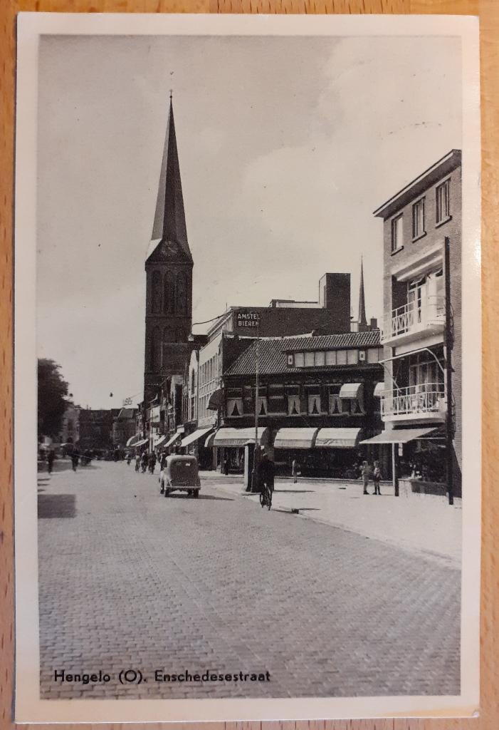Ansichtkaart Hengelo, Verzamelen, Ansichtkaarten | Nederland, Ophalen of Verzenden, 1940 tot 1960, Gelopen, Overijssel