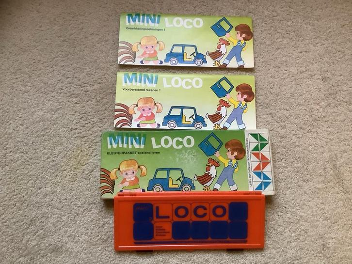 Mini Loco Set - Educatief Speelgoed, Kinderen en Baby's, Speelgoed | Educatief en Creatief, Gebruikt, Puzzelen, Ophalen