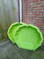 Groene zandbak schelp, Ophalen, Gebruikt