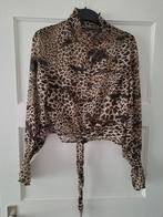 Panterprint blouse maat M/L Coolcat, Maat 38/40 (M), Bruin, Ophalen of Verzenden, Zo goed als nieuw