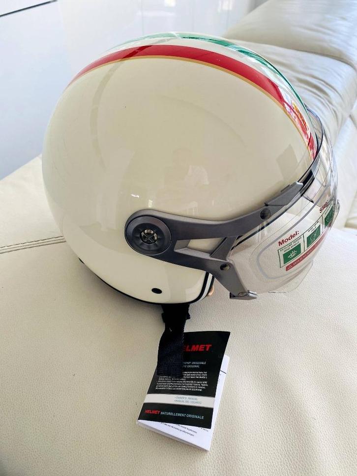 Nieuwe retro jethelm Vintage Italië maat L ECE 22.06, Fietsen en Brommers, Brommerhelmen, Nieuw, Large, Ophalen of Verzenden