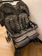 Joie Duobuggy Aire Twin Dark Pewter, Kinderen en Baby's, Buggy's, Ophalen, Zo goed als nieuw, Overige merken, Verstelbare rugleuning