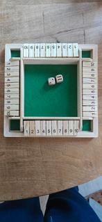 Shut the Box Dobbelspel, Een of twee spelers, Ophalen of Verzenden, Zo goed als nieuw