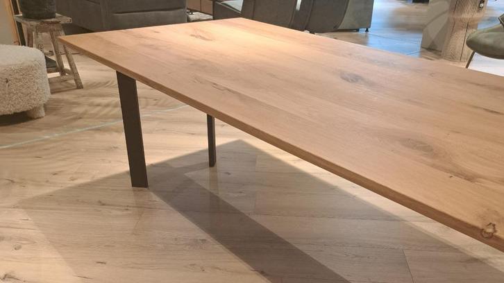 nu of nooit! Eettafel Float 230x100 cm, Huis en Inrichting, Tafels | Eettafels, Zo goed als nieuw, 50 tot 100 cm, 200 cm of meer