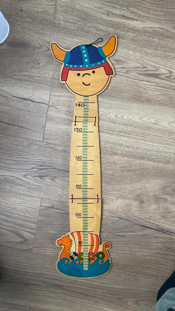 Houten groeimeter viking, Ophalen of Verzenden, Zo goed als nieuw, Overige typen