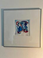 Litho Alfred Gockel Blue on Blue, Antiek en Kunst, Ophalen of Verzenden