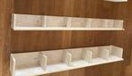 Twee stevige wandplanken hout, met vakken, 160 cm, Huis en Inrichting, Woonaccessoires | Wandplanken en Boekenplanken, Ophalen
