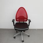Topstar bureaustoel burostoel rood/zwart, Ophalen, Gebruikt, Zwart