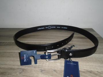 Bartlett bij VDAL Echt Leer Zwarte Riem 105 cm Nieuw beschikbaar voor biedingen