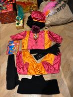Pietenpak meisjes maat 110 roze oranje sinterklaas set, Diversen, Sinterklaas, Ophalen of Verzenden, Nieuw