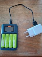 Oplader voor 4 AA batterijen, Ophalen of Verzenden, Zo goed als nieuw