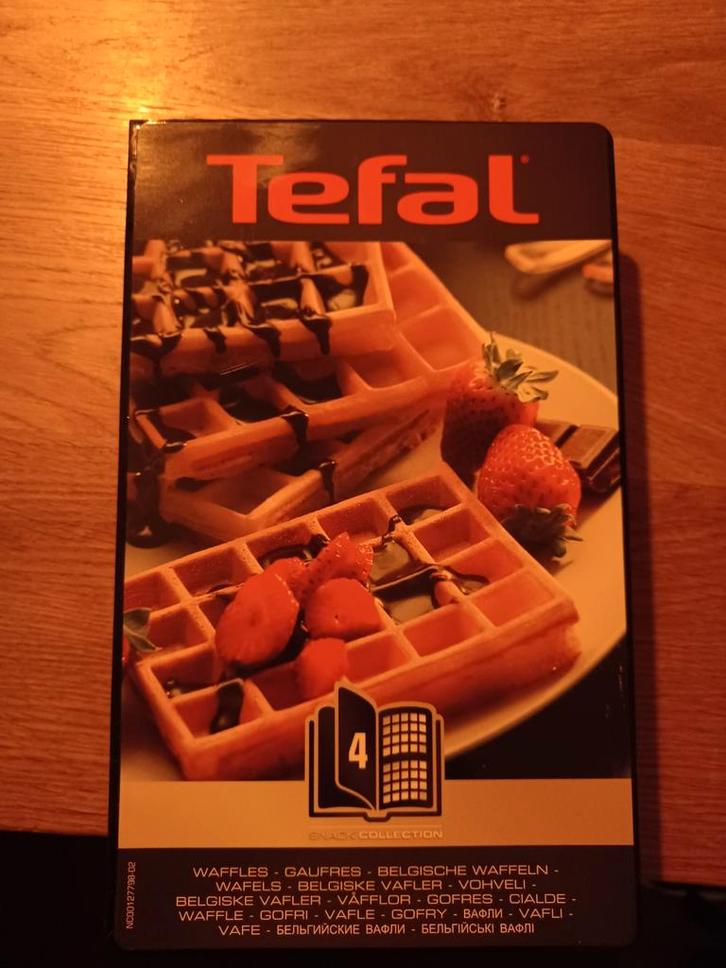 Tefal Wafelijzer - Snack Collection, Witgoed en Apparatuur, Wafelijzers, Nieuw, Uitneembare platen, Vaatmachinebestendige platen