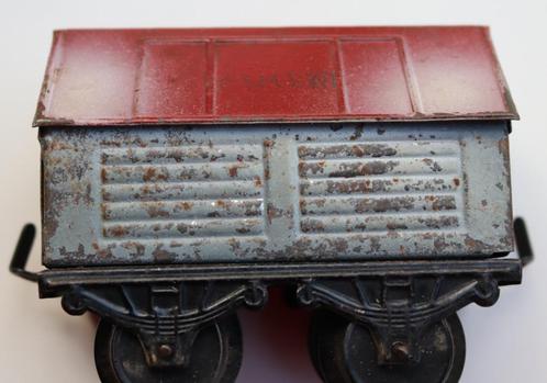 Antieke blik trein wagon - KBN - jaren 20 - Spoor 0, Antiek en Kunst, Antiek | Speelgoed, Ophalen of Verzenden