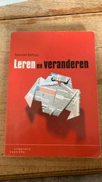 Sanneke Bolhuis - Leren en veranderen, Sociale wetenschap, Zo goed als nieuw, Sanneke Bolhuis, Ophalen of Verzenden