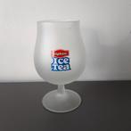 Lipton Ice Tea frosted glas op voet, Verzamelen, Glas en Borrelglaasjes, Ophalen of Verzenden, Gebruikt, Frisdrankglas