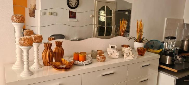 Mooie oranje accessoires voor de woonkamer, Huis en Inrichting, Woonaccessoires | Overige, Zo goed als nieuw, Ophalen of Verzenden