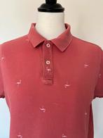 Tommy Hilfiger slim fit roze pole met flamingo’s maat S, Tommy Hilfiger, Ophalen of Verzenden, Zo goed als nieuw, Roze