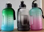 Waterfles – Drinkfles – Bidon 2 Liter Met Rietje - Stevig &, Ophalen of Verzenden, Nieuw, Overige onderwerpen, Geschikt voor kinderen