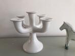 Vintage keramieken kandelaar uit Portugal, Ophalen of Verzenden, Keramiek of Aardewerk