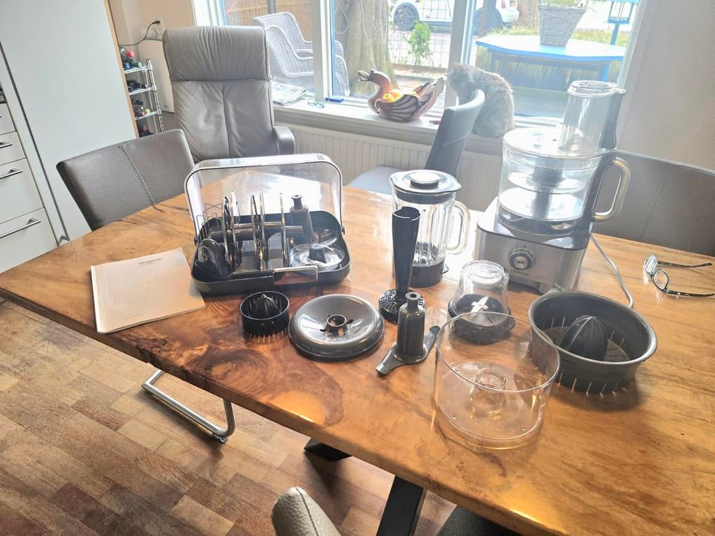 Kenwood Multipro Excel FP970 Keukenmachine, Ophalen of Verzenden, 3 snelheden of meer