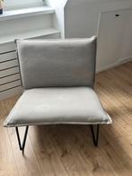 Stoel 1,5 zits taupe GRATIS af te halen, Ophalen, Gebruikt, Metaal, Eén