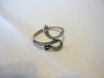 Prachtige slangen ring, Sieraden, Tassen en Uiterlijk, Ringen, Verzenden, Nieuw, Dame, Zilver