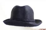 Vintage Dameshoed Mayser blauw haarvilt 54 = XS, Mayser, 55 cm (S, 6⅞ inch) of minder, Hoed, Ophalen of Verzenden
