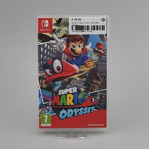 Nintendo Switch Game: Super Mario Odyssey, Spelcomputers en Games, Spelcomputers | Nintendo Switch, Zo goed als nieuw